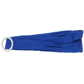 

100pcs/lot Spandex Lycra Wedding Chair Cover Sash Bands Wedding Party Birthday Chair Decoration, Royal blue