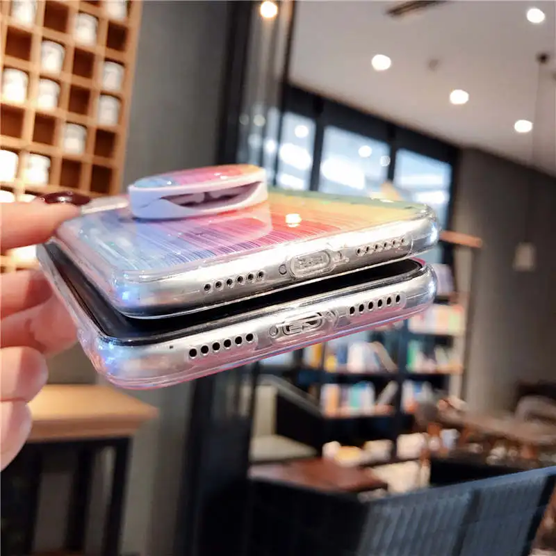 Bling Защитная крышка для радуги мягкий чехол для huawei P30 P20 Lite Коврики 20 Pro 30 Nova 3i на возраст 3, 4, 5, 5i Honor 10 Lite 8X 9X V10 V20 20i 10i крышка
