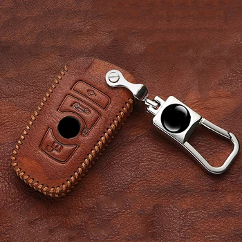 

Leather Key Case for Car for BMW E30 E34 E36 E39 E46 F10 F11 F31 G30 M Performance X1 F48 X3 X4 X5 Car Accessories