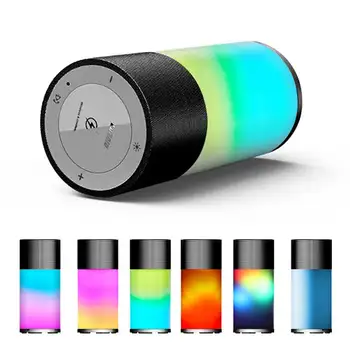

WholesaleBluetooth speakerMini in Portable Bluetooth speaker Colorful LED Lights HIFI Stereo Illuminate Wireless speaker