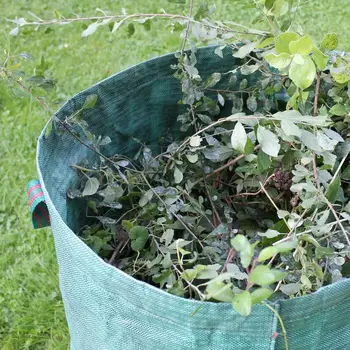 

3Pcs Garden Composter Bin Portable Large Garden Waste Trash Bag Leaves Grass Bin Reusable Storage Container Yard Waste Bins