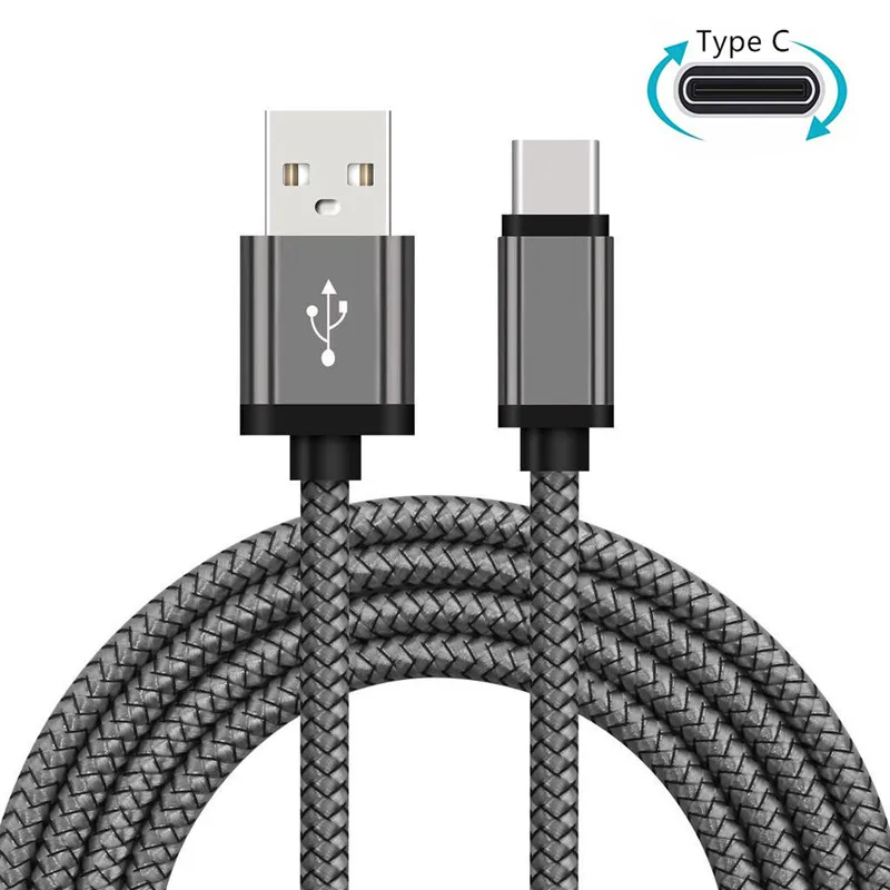 USB кабель для телефонов Samsung Galaxy S10 S10e S9 S8 Plus Note 10 длина 1/2/3 м|Кабели мобильных