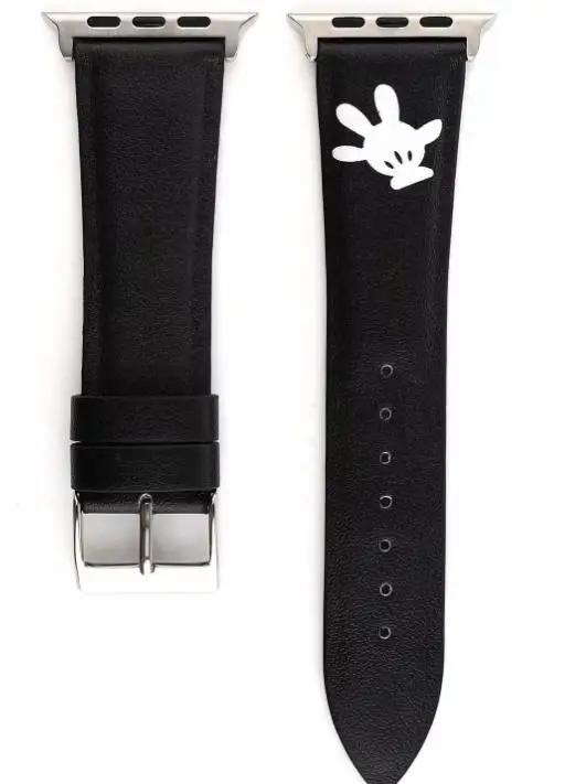 Ремешок для iwatch Apple Watch Series 1234 44 мм 40 мм 38 мм 42 мм Микки Маус Минни мультфильм ремешки для часов - Цвет ремешка: 42