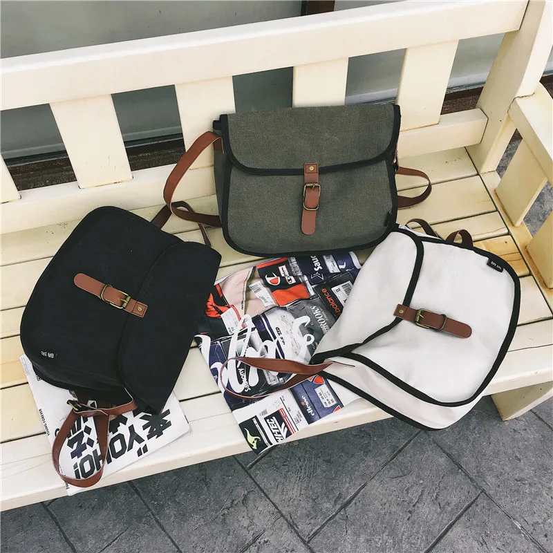 

Zan chen Bag Retro Postman Literature And Art Men And Women Trend Satchel menderya Korean-style New Style Crossbody Bag