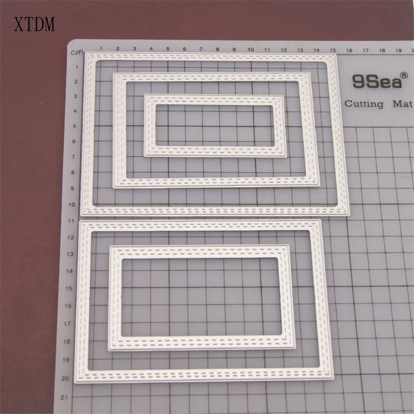 

Cutting dies rectangular sleeve metal crafts paper die-cutting /DIY embossing, Christmas and New Year