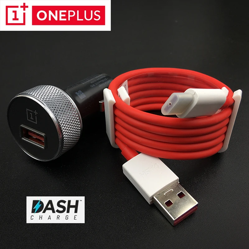 

Oneplus Dash Car Charger Original QC 3.0 quick fast charge power adapter 4A usb type c Round cable for oneplus 3 3t 5 5t 6 6t 7