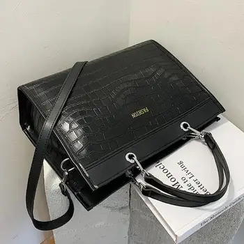 

Stone pattern Large Tote bag 2021 Fashion New Quality PU Leather Women's Designer Handbag High capacity Shoulder Messenger Bag