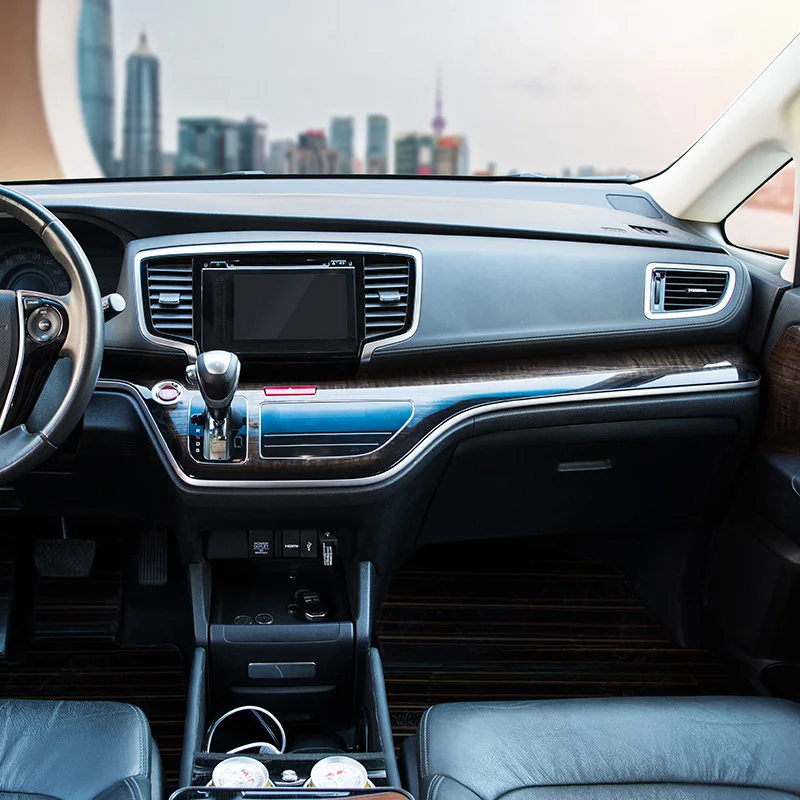 С ЖК дисплеем приборной панели автомобиля экрана Защитная пленка для honda odyssey 2015