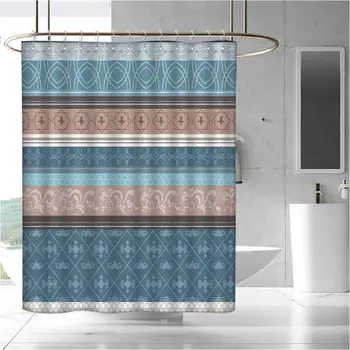 

3D Printed Shower Curtain Hotel Quality, Machine Washable