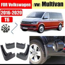 Garde boue pour VW Multivan T6 2016 – 2020, 4 pièces, accessoires avant et arrière 
