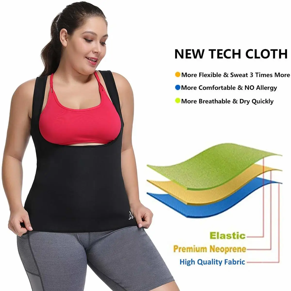 

Sport Shirt Modeling Weight Loss Strap Sauna Neoprene Sweat Vest Body Shapers Slimming Thermal Corset Weight Belt Waist Trainer
