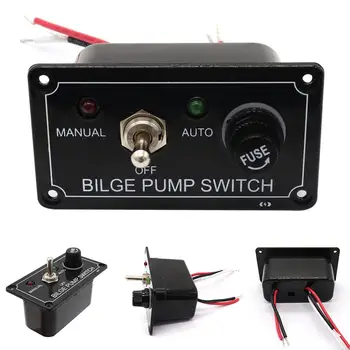 

DC 12V Car Caravan RV Yachts Marine Bilge Pump Switch Panel with LED Indicator