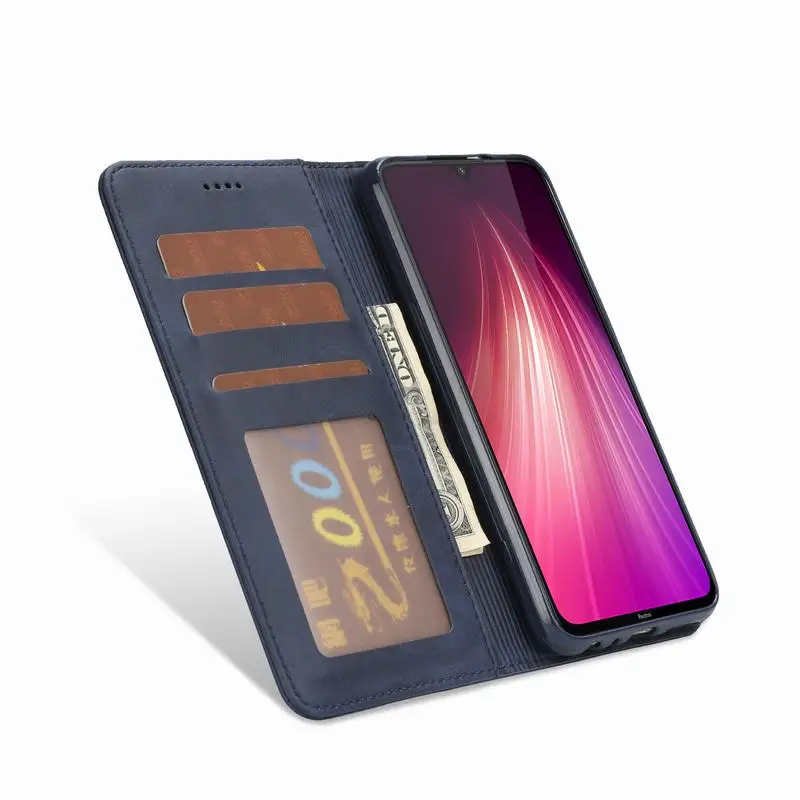 Чехол для телефона для Xiaomi Redmi Note 8 Pro, чехол-книжка на магните, чехол-кошелек для Xiaomi Redmi Note 8, чехол-книжка Redmi Note 8 Pro, чехол
