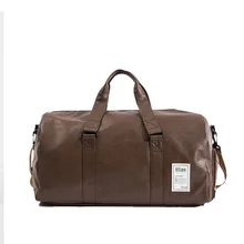 Мужская черная сумка для путешествий водонепроницаемая кожаная большая Вместительная дорожная Сумка многофункциональная сумка повседневная сумка через плечо