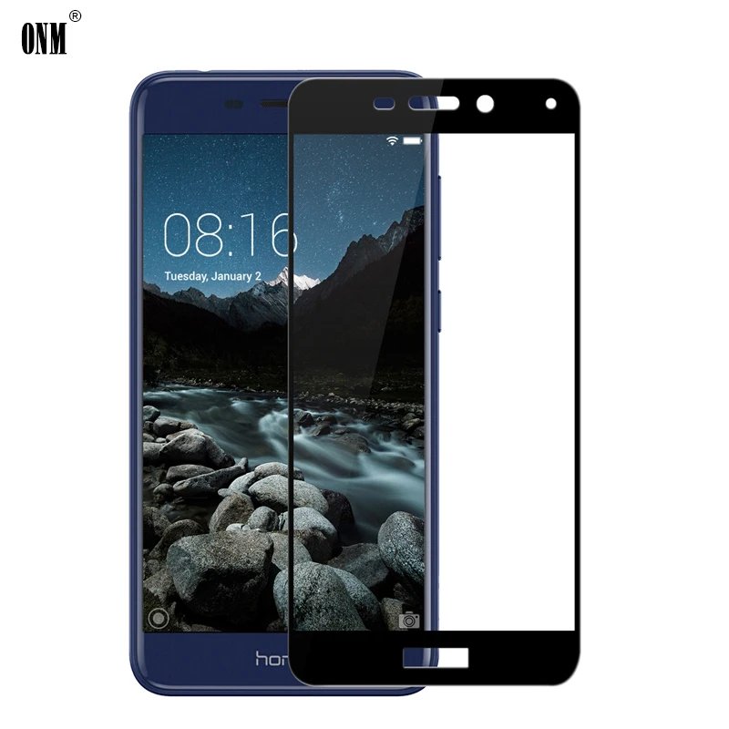 Full Cover Tempered Glass for Huawei Honor 6C Pro Screen Protector FOR V9 Play 5.2&quot Electroplated Protective Film | Мобильные