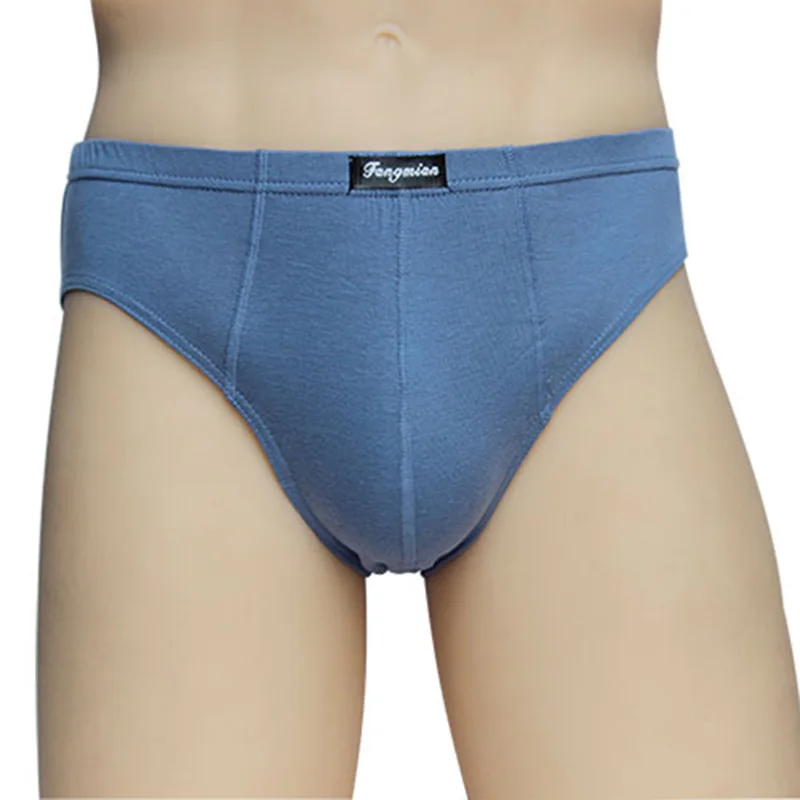 남성용 100% 면 브리프, 플러스 사이즈 속옷, 통기성 팬티, 단색 섹시 편안한 반바지, 5XL 6XL
