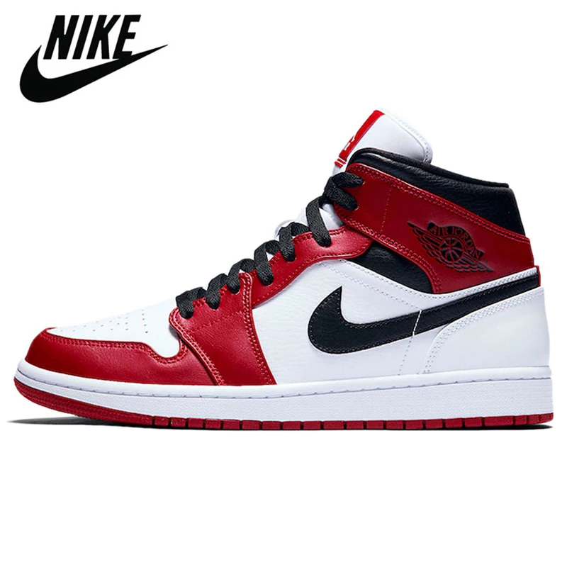 men's air jordan 1 mid retro basketball shoes