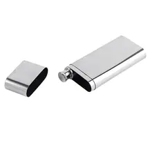 2 унции Нержавеющая 304 виски водка бедра колба с сигарной трубкой и воронкой 72XF