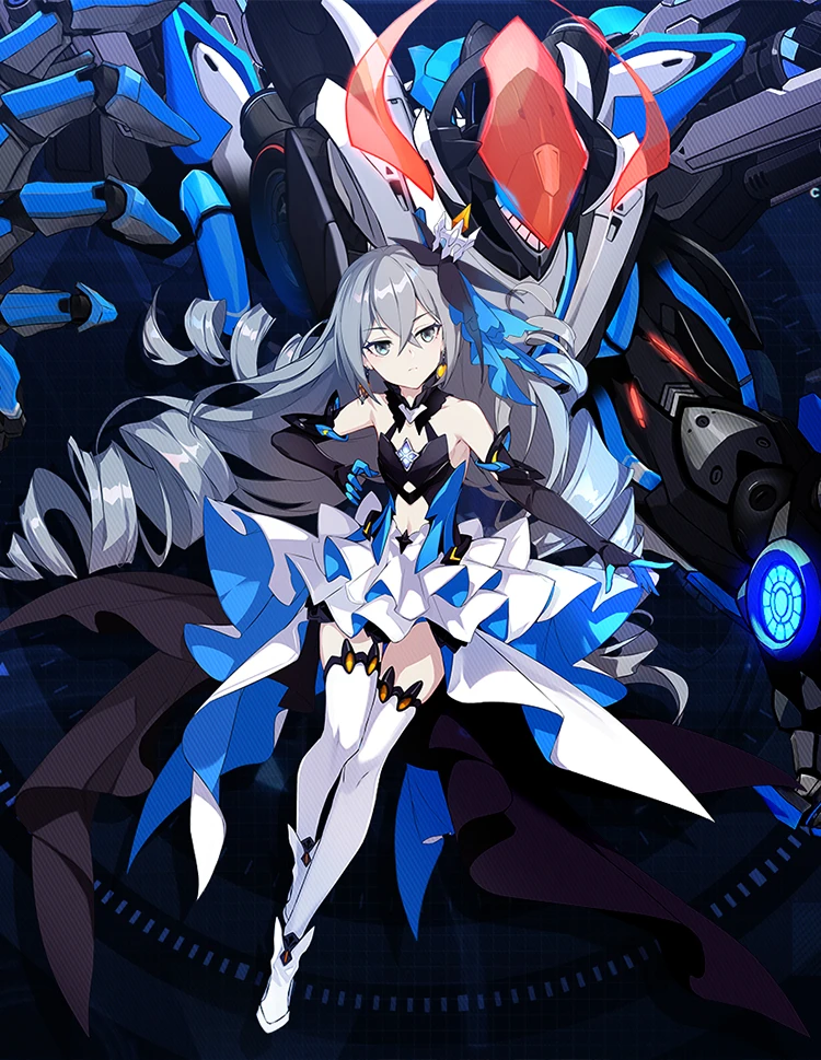 Аниме Honkai Impact 3 Bronya Zaychik Battle uniиз платье лолиты полный комплект косплей костюм для женщин Хэллоуин новинка