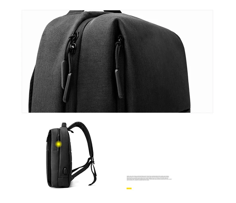 Модный рюкзак для колледжа Многофункциональный USB зарядка Мужской студенческий рюкзак большой объем для воды репеллент Повседневная дорожная сумка