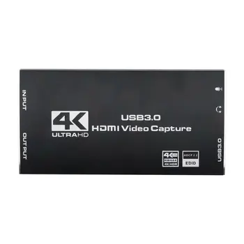 

NEW 4K 1080P HDMI Video Capture Card USB 3.0 Recorder Box Device For Live Streaming Video Recording