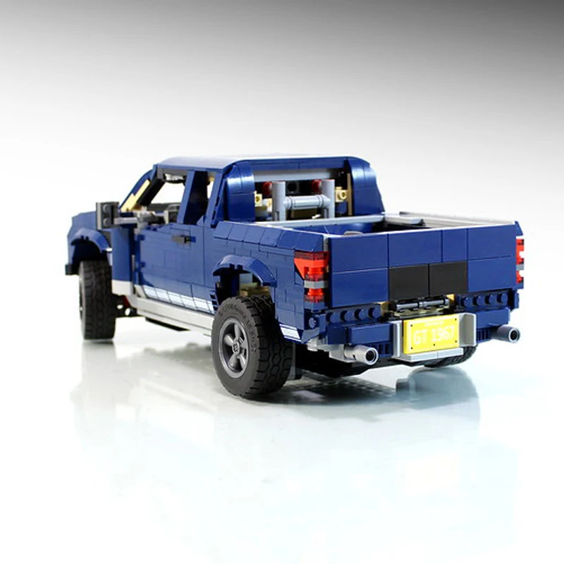 Nuovo 1258 Pz Pickup Tecnici Auto F150 Raptor Truck Modello Fai Da Te Blocchi Mattoni Assemblaggio Fai Da Te Giocattoli Da Costruzione Per Regali Raga