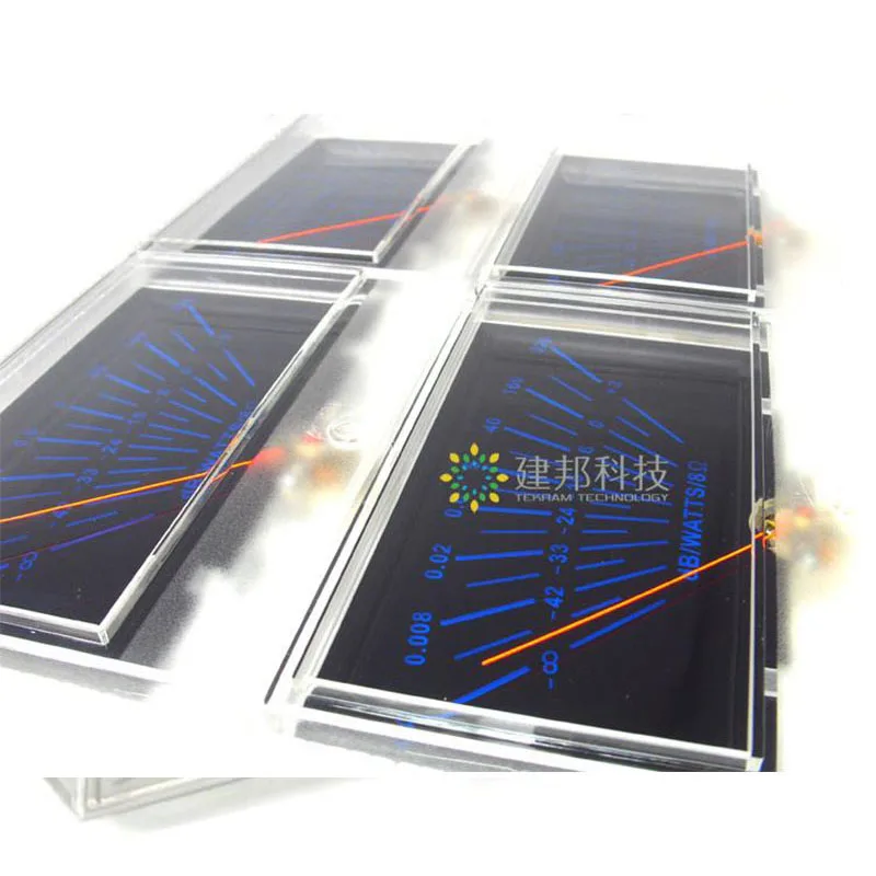 2pcs P-134 VU Meter High-precision Power Amplifier Head DB Level Meter DAC Audio Power Sound Pressure Meter with Backlight