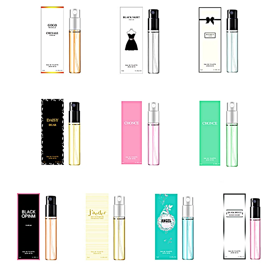 

JEAN MISS 3ml 10Styles Perfume Women Flower Fruits Fresh Elegant Long Lasting Fragrance Spray Glass Bottle Antiperspirant