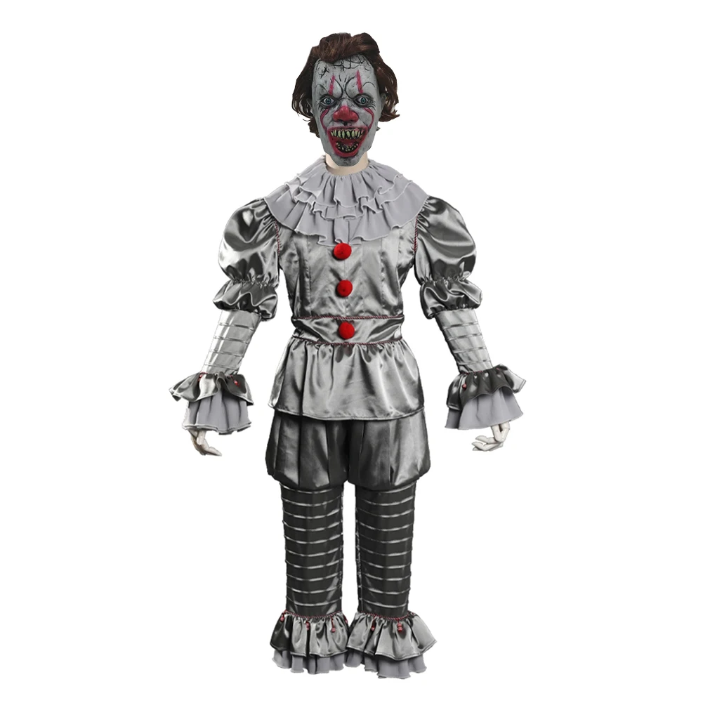 

Brdwn Return Of Clown It End Pennywise Halloween Cosplay Costume Suit
