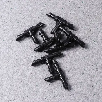 

100pcs Reusable Three-way Lightweight Durable Practical Drip Irrigation Garden Tool Pipe Connector Irrigation Garden