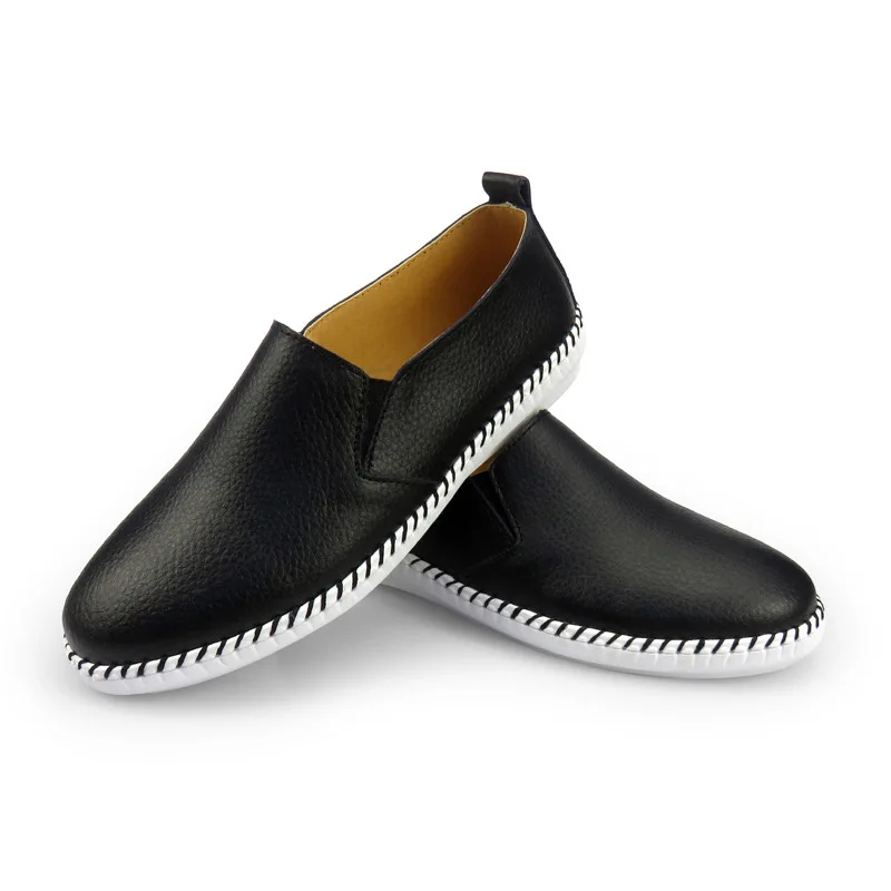 

2018 Spring And Autumn New Style Genuine Leather Flat Loafers Casual Loafers STUDENT'S Shoes Foot Covering Women's Singles Shoe