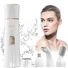 Abody Electric 4 в 1 комплект для удаления волос USB Перезаряжаемый безболезненный в комплекте Бритва для лица Триммер для бровей Триммер для тела бритва