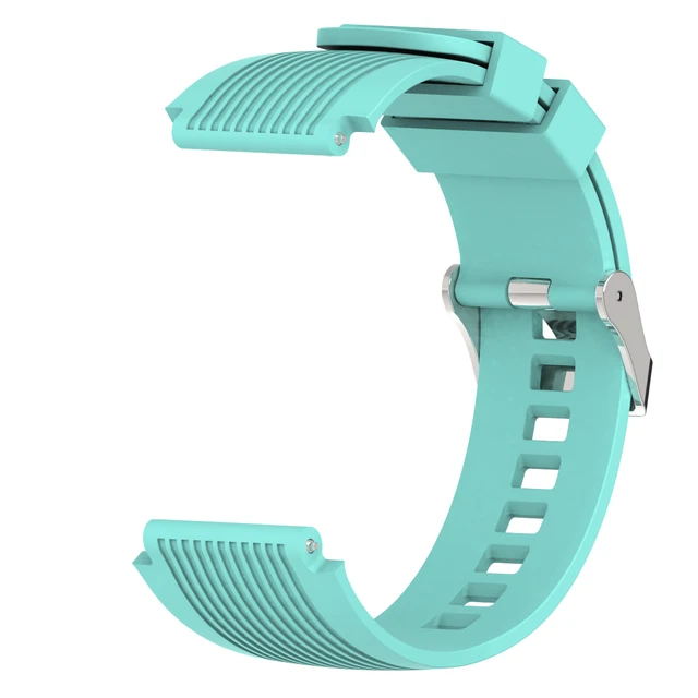 Silicone Smart Watch Strap for Samsung Galaxy Watch 3 45mm 41mm Galaxy Watch 42mm 46mm Replacement Bracelet for Gear S3 Wristban Teal