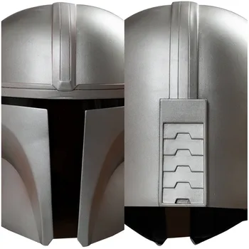 

Movie The Mandalorian Mask Cosplay Pedro Pascal Soldier Warrior Helmet PVC Masks Props Halloween