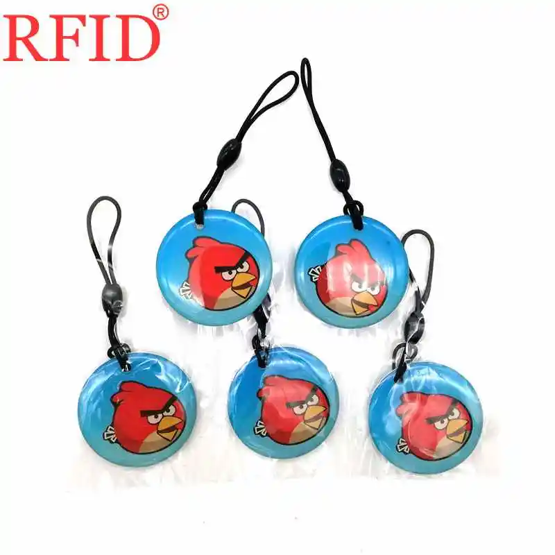 ID 125 кГц EM4305 перезаписываемый брелок для ключей RFID Круговой водонепроницаемый пустой жетон для карты брелок для ключей карта контроля доступа 1 шт