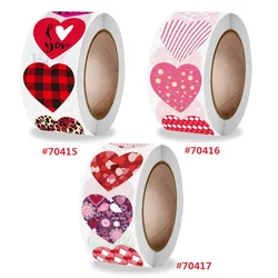 Valentine's Day heart-shaped love stickers gift wedding DIYl decoration self-adhesive label