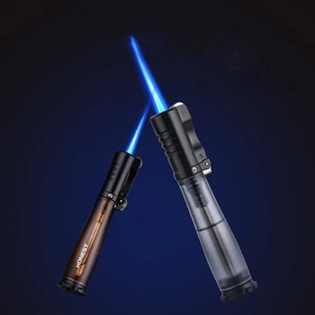 

Gas Lighter Torch Turbo Lighter Metal Cigarettes Lighters Spray Gun Lighter 1300C Visible Gas Lighters Smoking Accessories