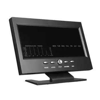 

Mini Multi-Function Large Screen Perpetual Calendar Clock Led With Backlight Weather Forecast Digital Display Desktop Clock