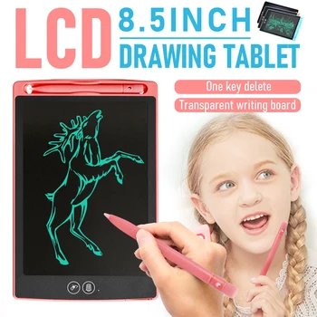 

8.5 Inch Transparent LCD Writing Tablet Partially Erased for Drawing Digital Tablet Pad Copy Board For Kids Graphics Tablet
