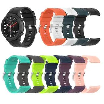 

10 Colors For Huami For Amazfit GTR 47/46mm Watch Strap Smart Watch Band Bracelet Silicone Sports Band Smart Accessories