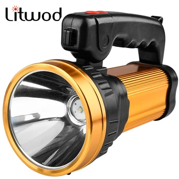 

Aluminum Portable Lanterns LED Flashlight XM-L T6 Aluminum Torch rechargeable Built in battery power bank function