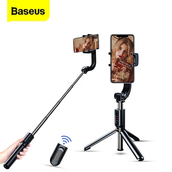 

Baseus Bluetooth Selfie Stick Mini Camera Video Tripod Wireless Monopod Balance Handle Sports Camera for iPhone IOS Android