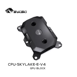 Bykski – bloc de refroidissement à eau pour processeur INTEL LGA3647, prise SKYLAKE, radiateur en cuivre, POM Version CPU SKYLAKE E V4 