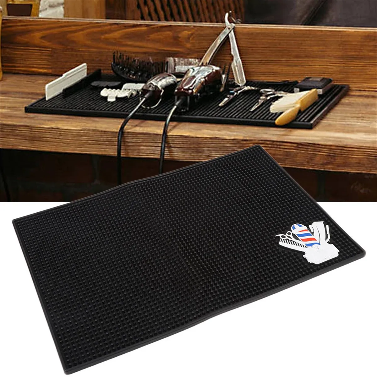 Hairdressing Mat Silicone Dressing Table Pad Hair Styling Station Mat Barber Anti Slip Countertop Mat Salon Hairdresser Tools