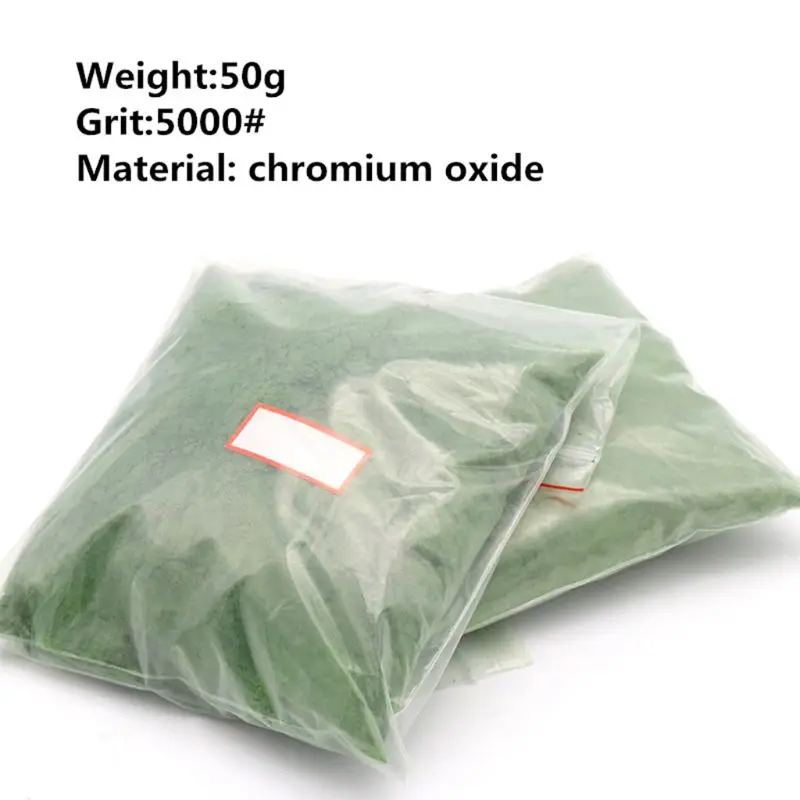 50g Jade Emerald Agate Polishing Powder Glass Composite Chromium Oxide Power 62KC |