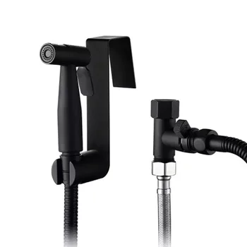 

304 Stainless Steel High Pressure Bidet Set US Standard G1/2 7/8 Toilet Flushing Spray Gun Toilet Companion shower head