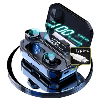 

Wireless Bluetooth Stereo Earphone Touch Earbuds Headset 3300mAh Battery LED Display Type-c Charge Case IPX7 Waterproof