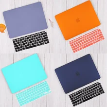 Матовый и Кристальный жесткий чехол с клавиатурой для Macbook Pro 13 TouchBar A2159 Air 13 A1932 retina 11 12 13 15"
