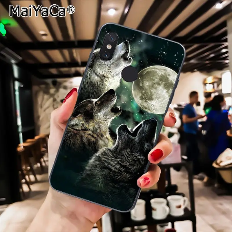MaiYaCa волк животное DIY печать рисунок чехол для телефона для Xiao mi Redm4X 6A красный mi Go красный mi 5 5Plus Note4 Note5 7 mi A1 A2Lite - Цвет: A9