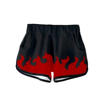 

Naruto 3D Printed Women Shorts Fashion Anime Streetwear Shorts High-Quality Hot Sale Girls Casual Streetwear Summer Wear